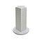 Azar Displays Four-sided 4'' W x 12'' H Pegboard Tower with Revolving 9'' Base, White 700220-WHT - alternate 1